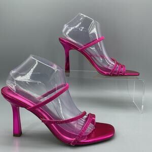 NEW Wild Pair Women’s Lenore Embellished Sandals Pink Size 9.5M